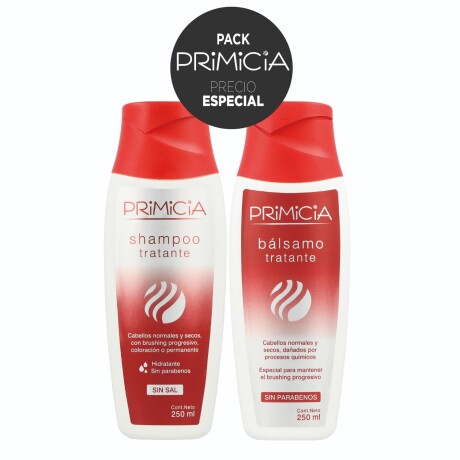 Primicia Kit Shampoo + Acondicionador Sin Sal Primicia Kit Shampoo + Acondicionador Sin Sal