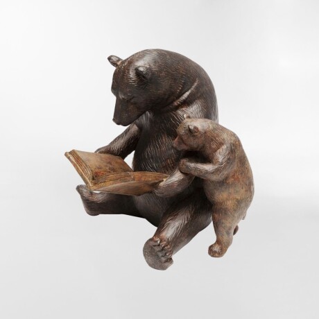 DECORACION READING BEARS Marrón - -