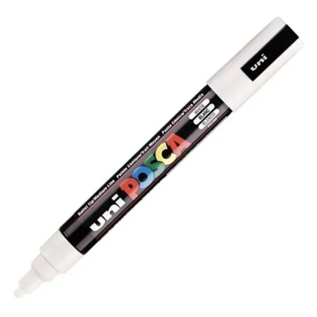 MARCADOR UNI POSCA 2.5 MM BLANCO N/A