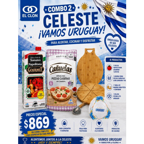 Combo Celeste Nº2 Combo Celeste Nº2