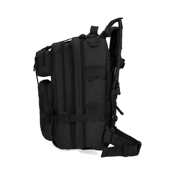 Mochila Táctica Militar Molle 30 Litros Caza Camping Viaje Color Negro Diseño De La Tela Lisa Mochila Táctica Militar Molle 30 Litros Caza Camping Viaje Color Negro Diseño De La Tela Lisa