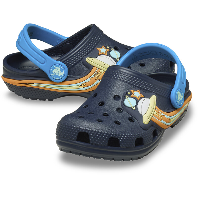 Classic Clog UFO Lights Azul