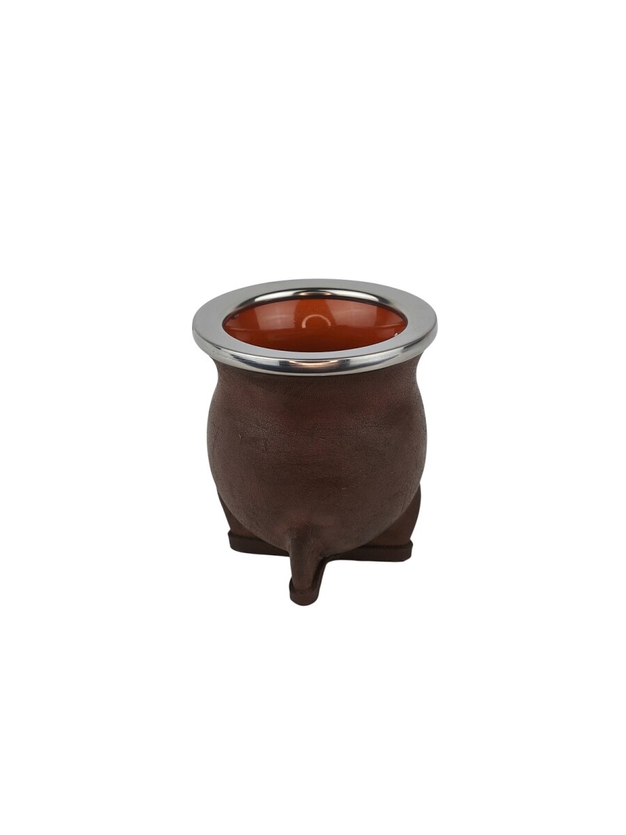 Mate ceramica florero - Marron 