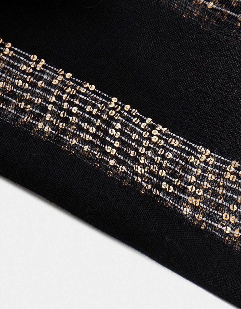 Kimonos Kimono Con Lurex - Negro