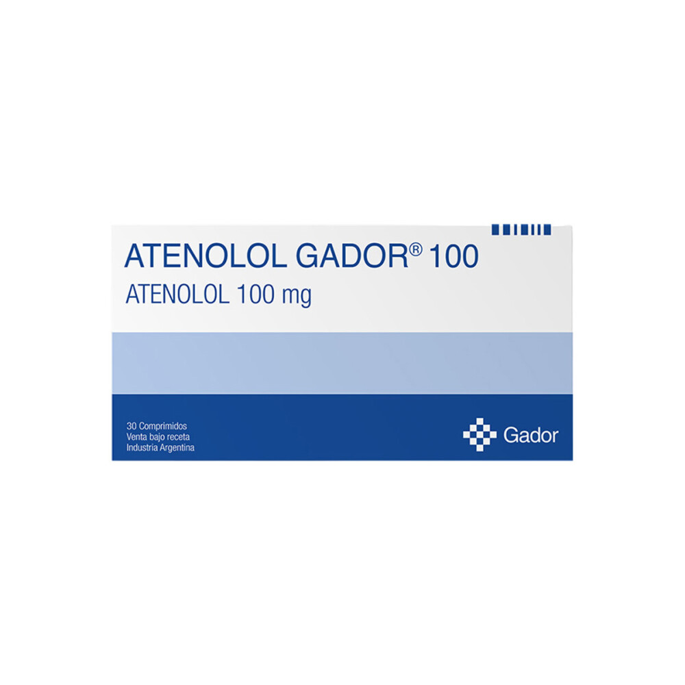 ATENOLOL 100 MG CJ X 30 COMP. única