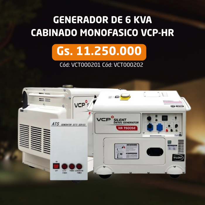 GENERADOR DE 6KVA