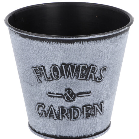 Maceta de plastico gris Maceta de plastico gris