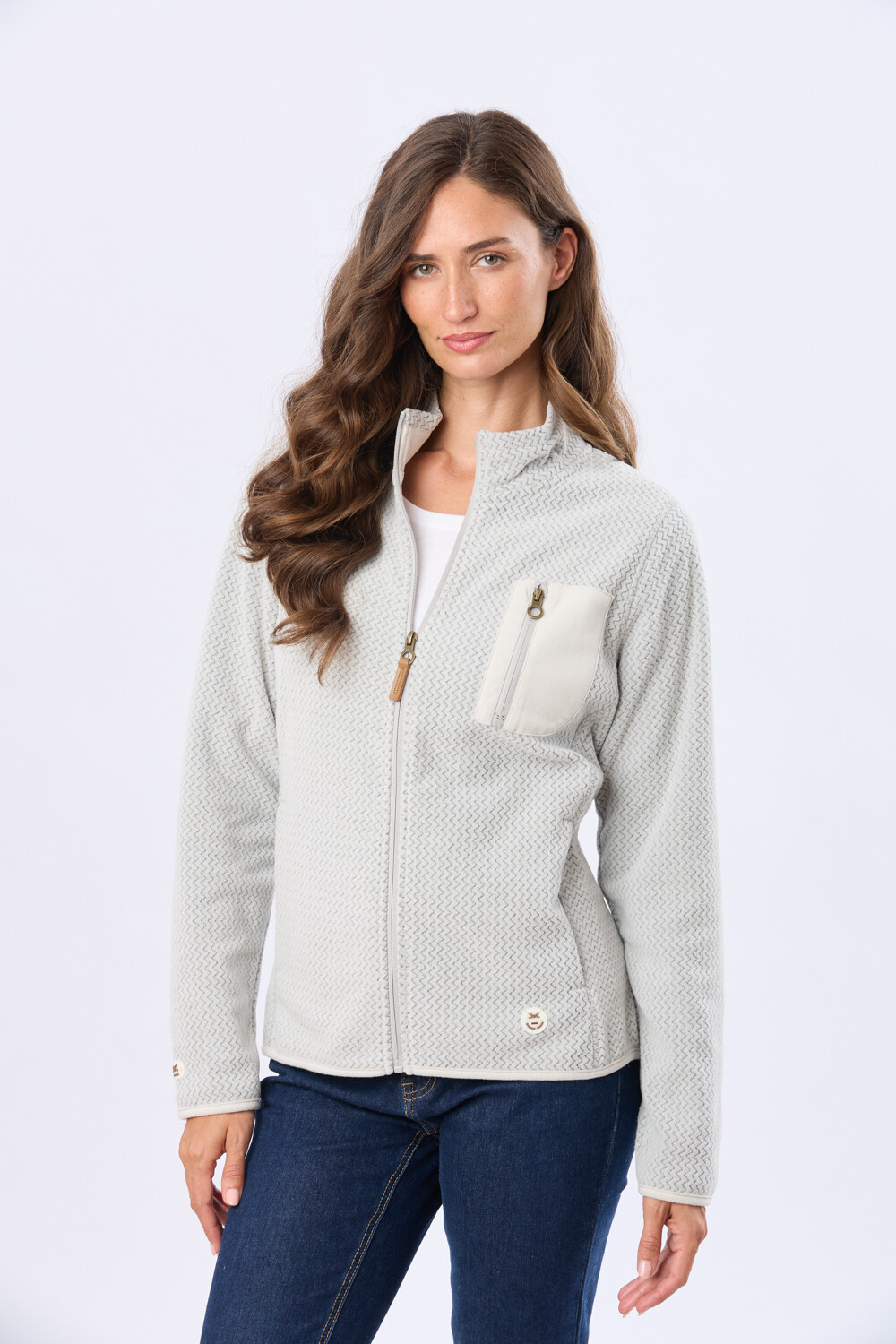 CAMPERA DE MICROPOLAR Natural