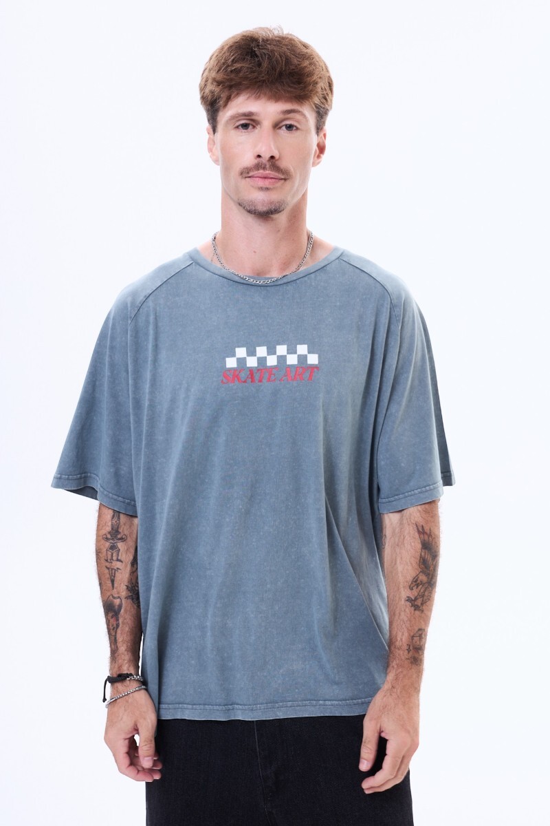 Remera Apollo Gris oscuro