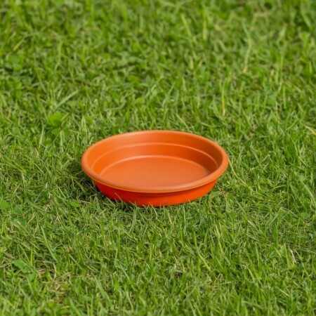 Plato para Maceta Redondo 20cm Teja TERRACOTA
