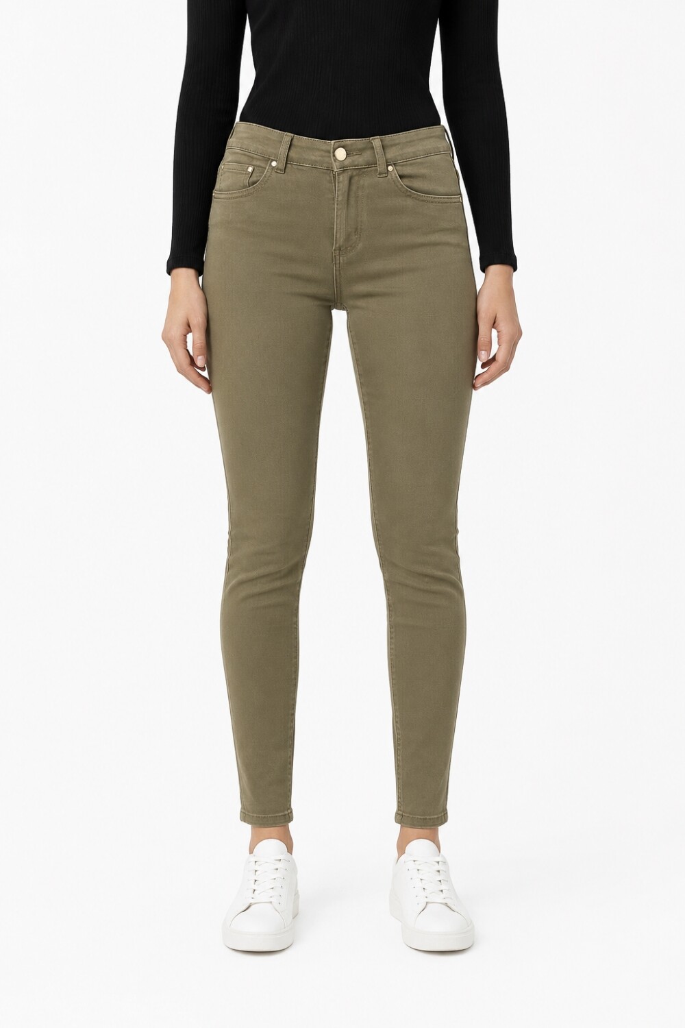 Pantalon Bardot Verde Oliva Oscuro