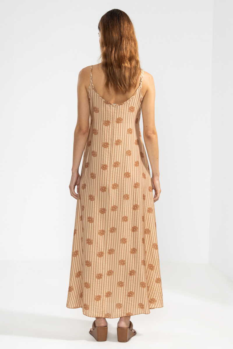 FLO DRESS Bloomline Camel