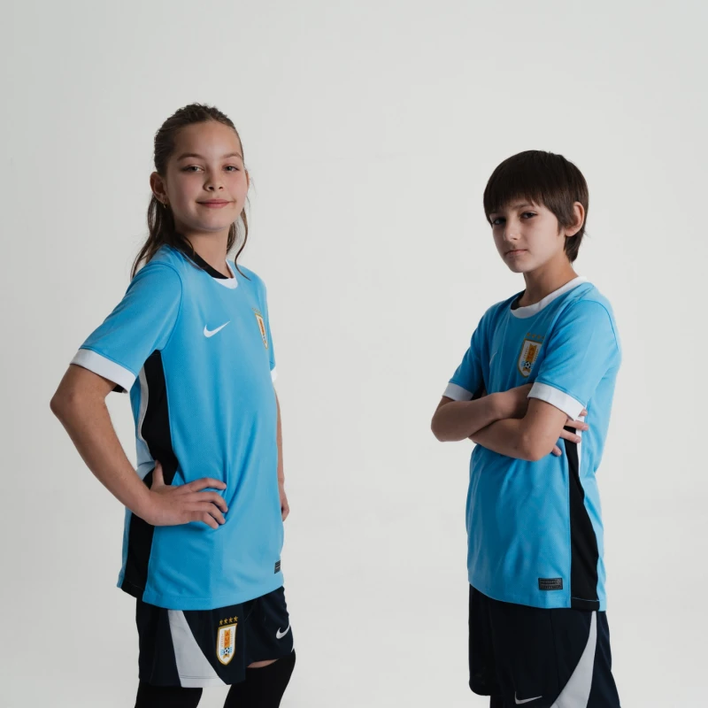 Remera Titular Uruguay Nike Stadium de Niños Azul