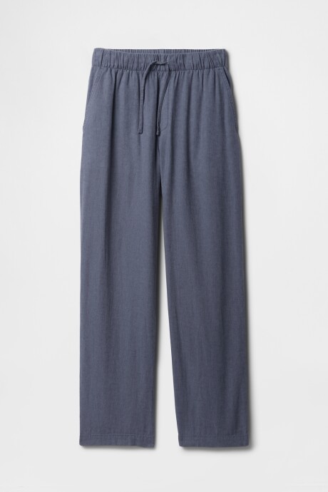 Pantalón De Lino Mujer Vintage Indigo 19-3929