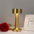 Lampara De Mesa Luz Led Tactil Recargable Usb Regulable Variante Color Dorado