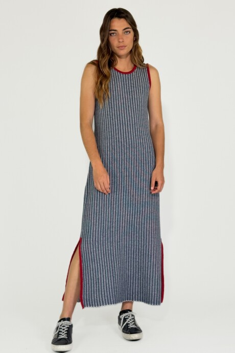 VESTIDO LOTO Azul