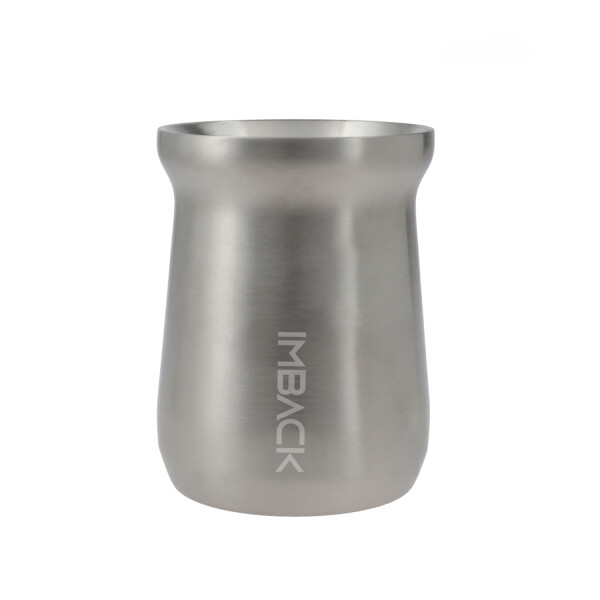 Mate De Acero Inoxidable Termico Doble Capa 240 Ml Vaso Termo Imback Color Plateado Mate De Acero Inoxidable Termico Doble Capa 240 Ml Vaso Termo Imback Color Plateado