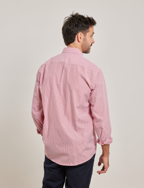 012467 CAMISA HARRINGTON URBAN Rojo/blanco