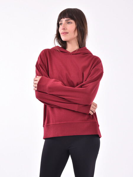 HOODIE DELFINO BORDEAUX