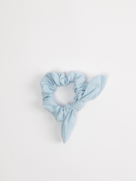 Scrunchie moña Celeste