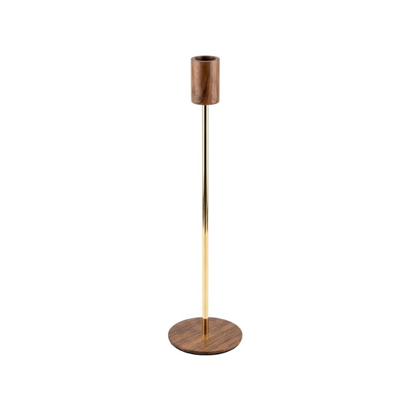 PORTA VELA MARRON/DORADO MED Unica