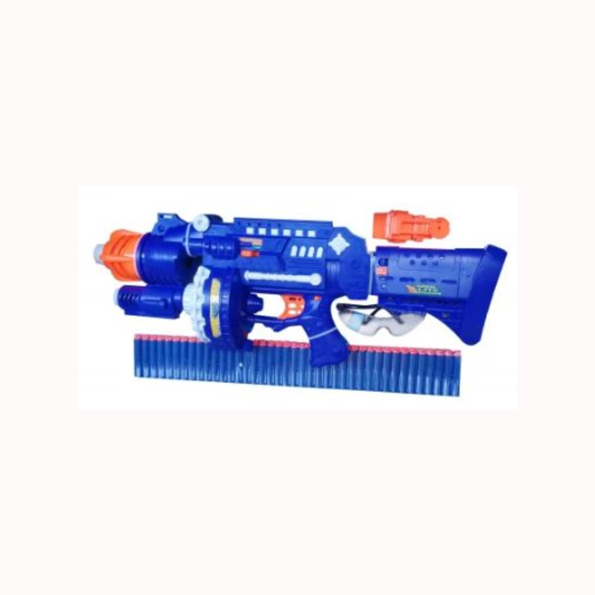 Pistola para Niños Blaster 18 Dardos - Azul 