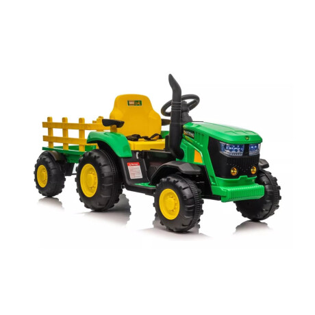 Tractor a Bateria para Niños FL3388B Verde/Amarillo