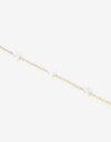 Collares Cortos Perla Collar Corto Con Beads Y Perla Sintética. - Dorado