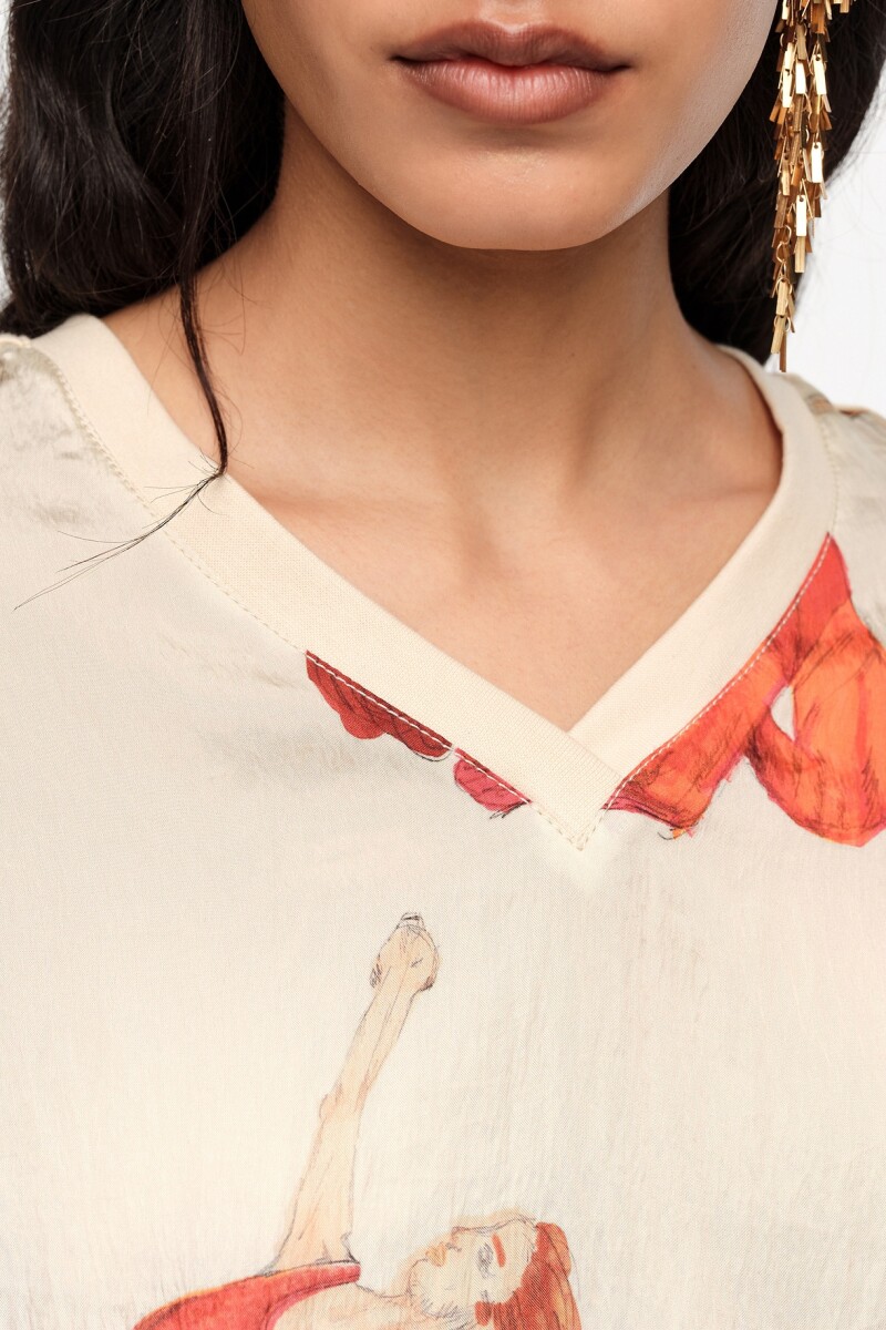 BLUSA OVERSIZED Estampado