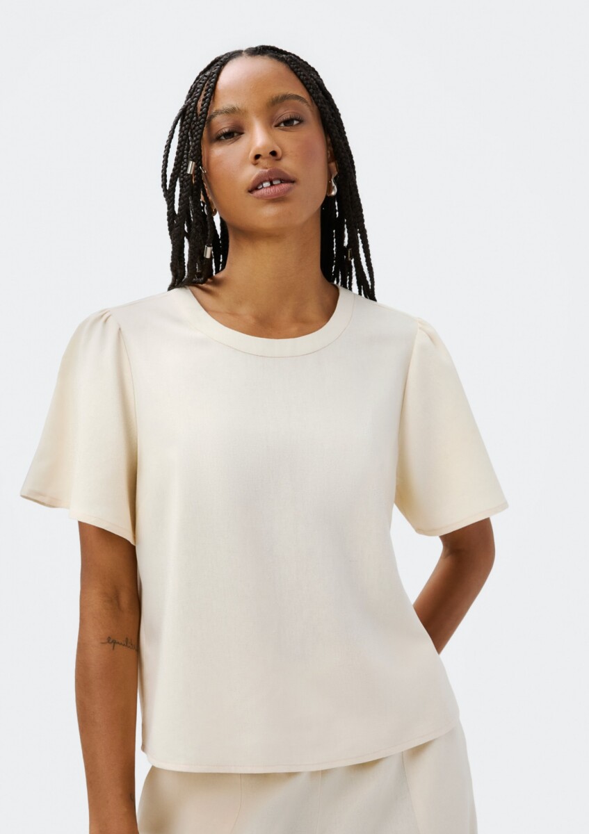BLUSA MM FEM - CAQUI CLARO 