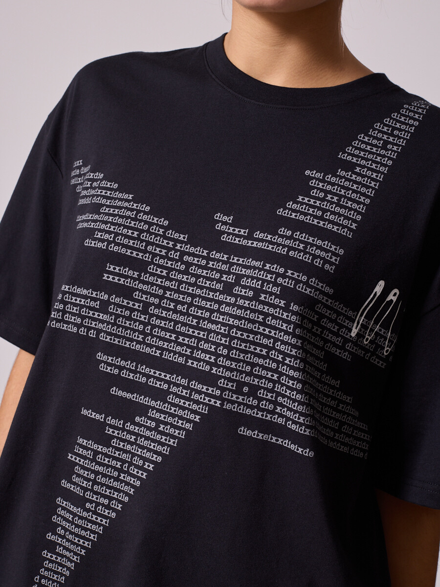 T-SHIRT CAFIL DIXIE Negro