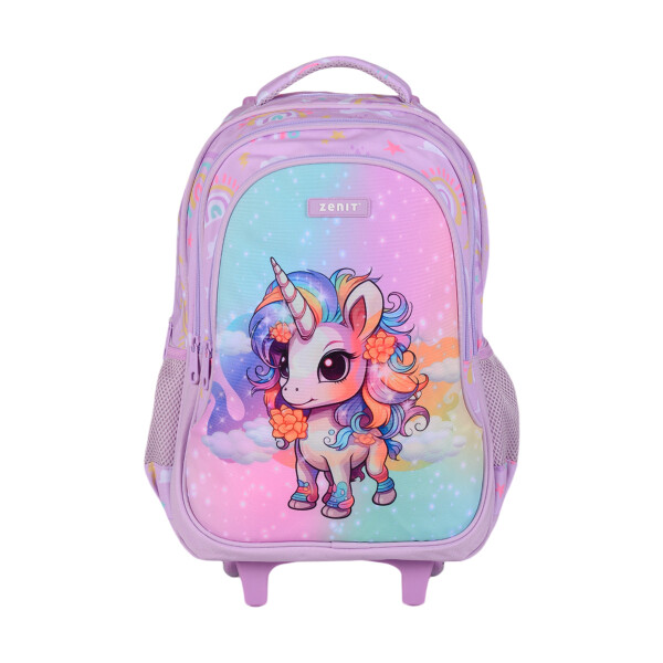 MOCHILA CON CARRO WHEELY UNICORN MOCHILA CON CARRO WHEELY UNICORN