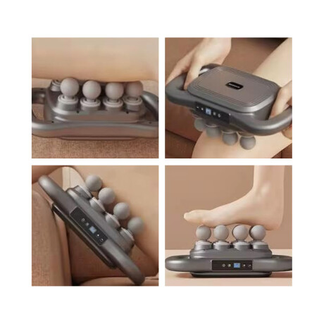 Masajeador de multiples cabezas Negro