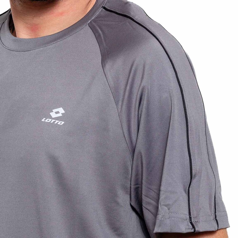 Lotto Remera Manga Corta de Hombre JOL - Gris Gris