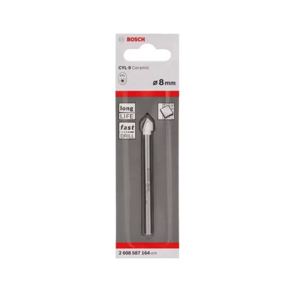 Mecha cilíndrica p/cerámica y azulejos Ø8mm Bosch BS8022