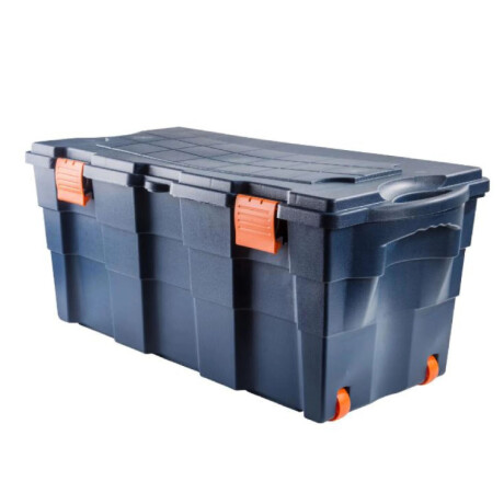 Baúl con Tapa Bisagra Wenco 100 Litros Azul Denim