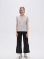 Remera Ursa Gris Melange