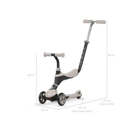 Monopatin Qplay Sema Deluxe 2 en 1 BEIGE