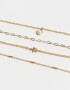 Pulseras Flexibles Sets Corazón Pulseras Flexibles Sets De Metal - Dorado