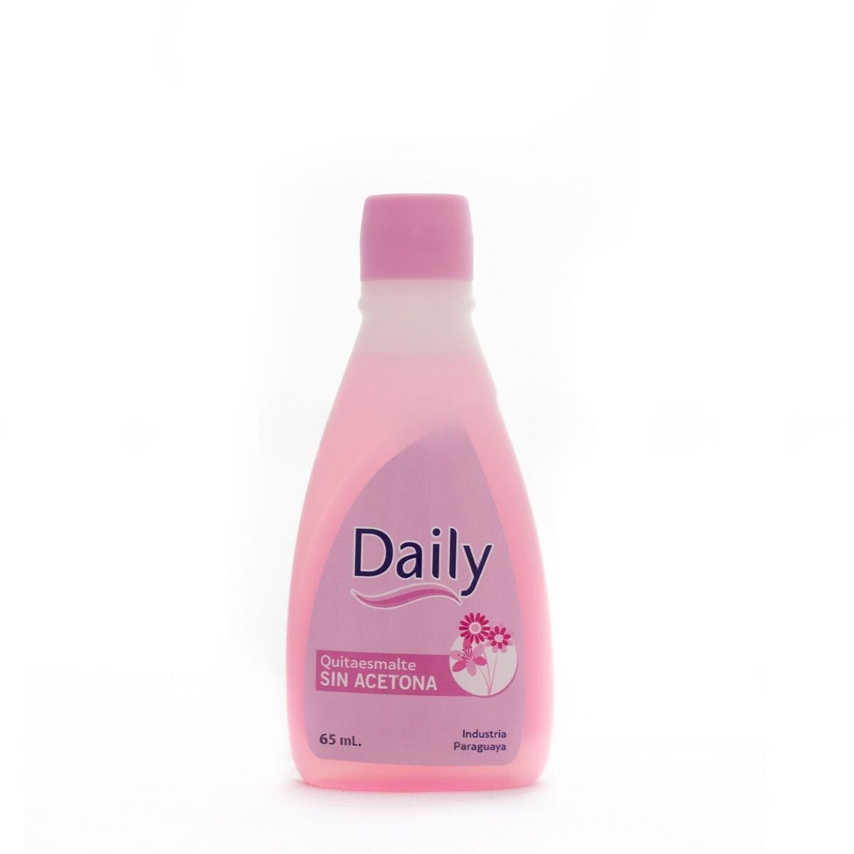 DAILY QUITA ESMALTE ROSA FRASCO X 65 ML. 