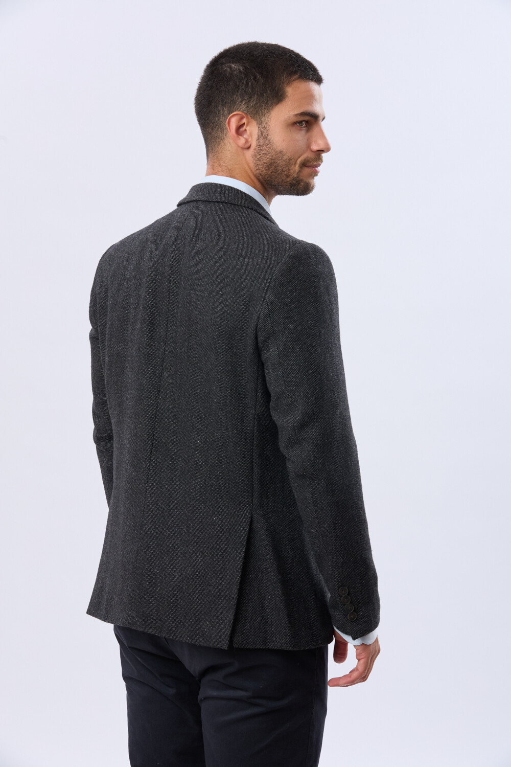 SACO SPORT DE LANA Gris