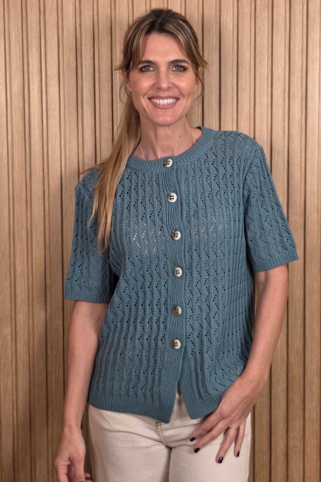 Cardigan Mora Tourquesa