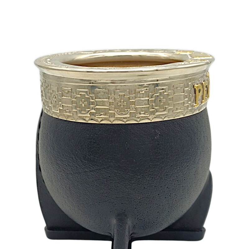 MATE IMPERIAL PEÑAROL - ALPACA Y BRONCE - MTIM56 Negrouniforme