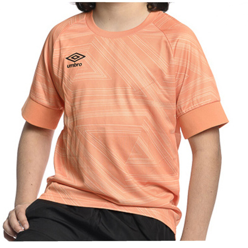 Remera Infantil Umbro Zagz Junior Anaranjado - Blanco - Negro