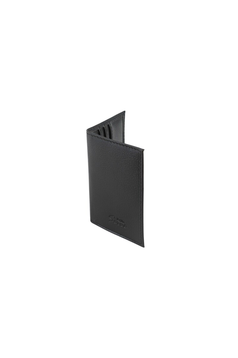 Porta documentos con visor Negro