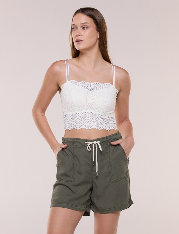 Short Lyocell Con Cordel OLIVA