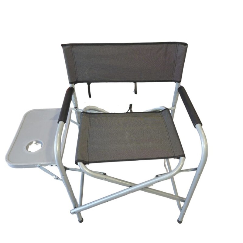 Silla plegable director con mesa F305 NEGRO