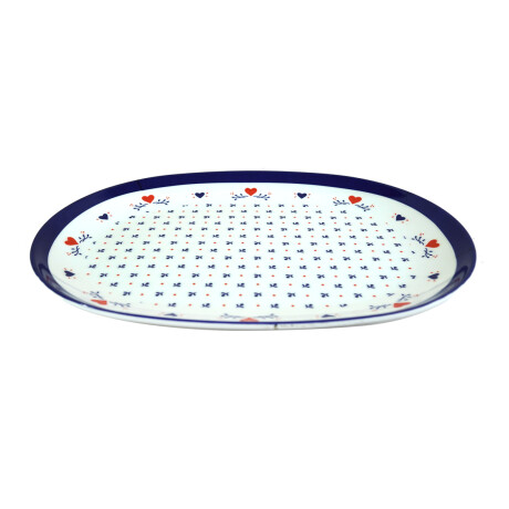 PLATO OVAL MELAMINA LINEA CORAZON 29X21.3X2CM 180GR PLATO OVAL MELAMINA LINEA CORAZON 29X21.3X2CM 180GR