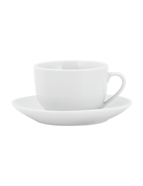 TAZA DE TE 220ML C/PLATO MODERN PORC BLANC SELECTA TAZA DE TE 220ML C/PLATO MODERN PORC BLANC SELECTA