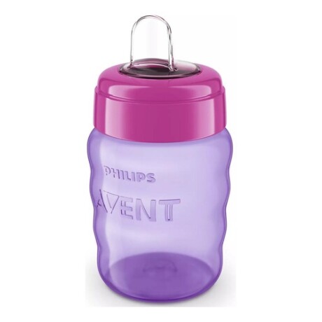 Vaso Easy Sip con boquilla Philips Avent 260ml +9 meses Violeta